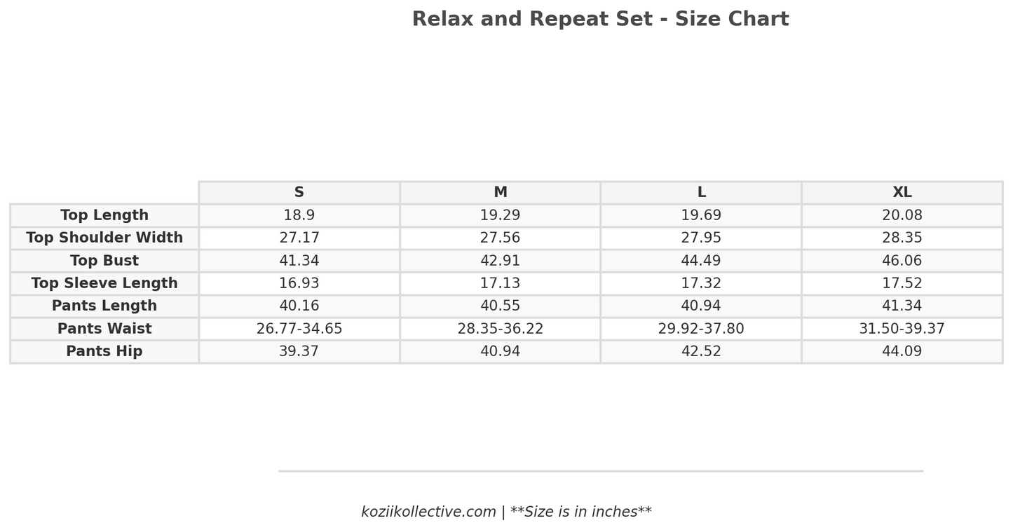 Relax & Repeat Lounge Set