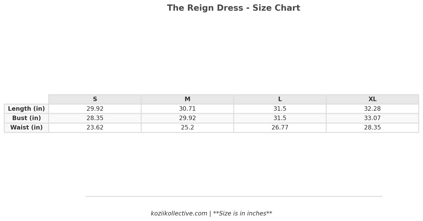 The Reign Dress