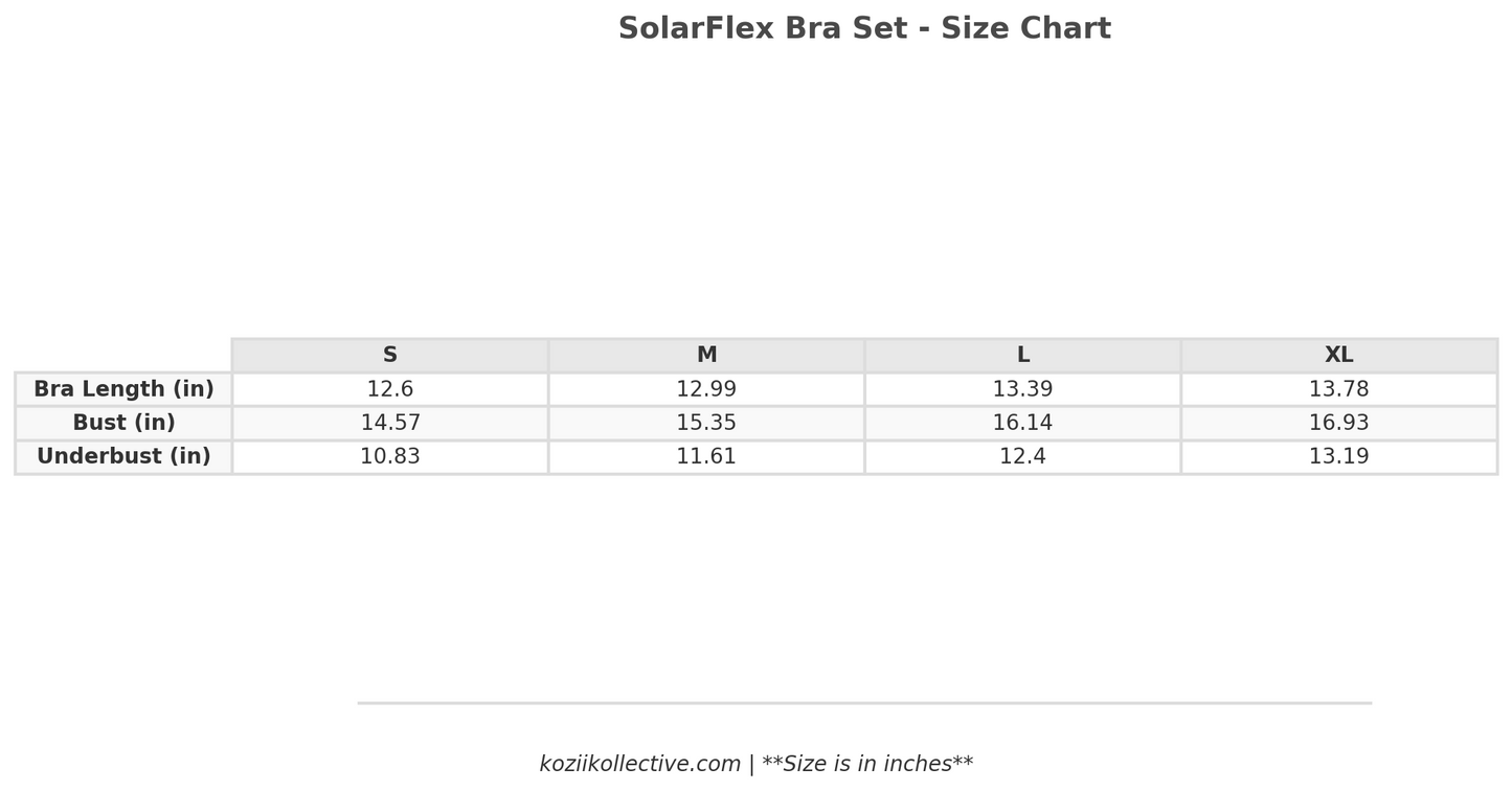SolarFlex Performance Bra