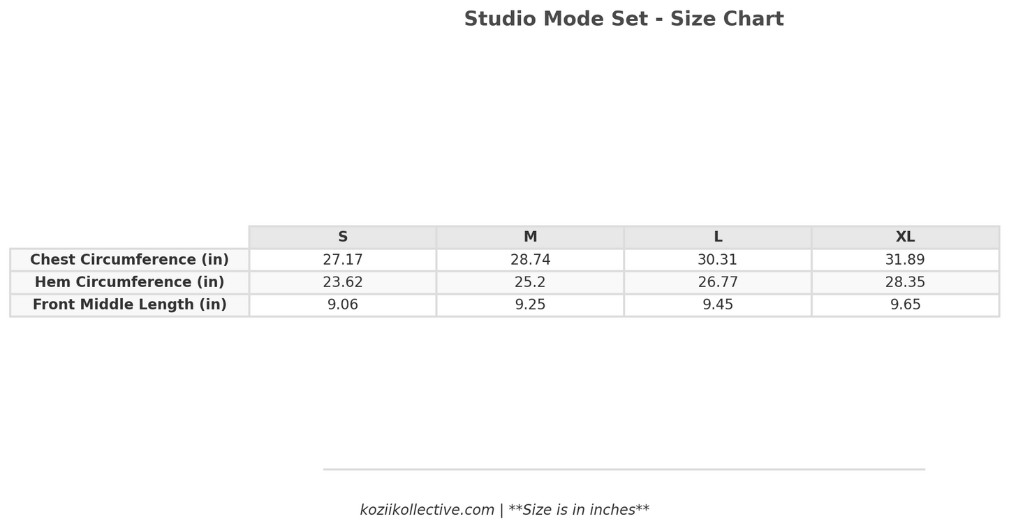 Studio Mode Set