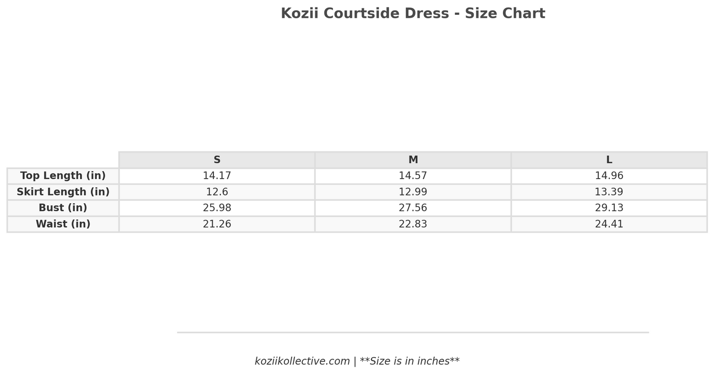 Kozii Courtside Dress