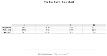The Lex Skirt