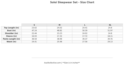 Solei Sleepwear Set