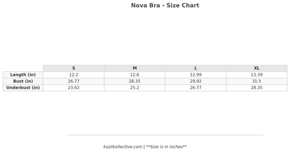 Nova Sports Bra